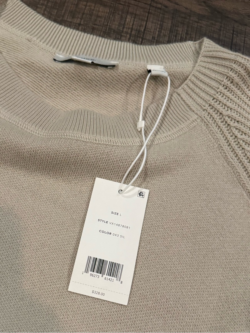 NEW⭐️VINCE Ribbed Raglan Sweater $328 - Picture 4 of 5